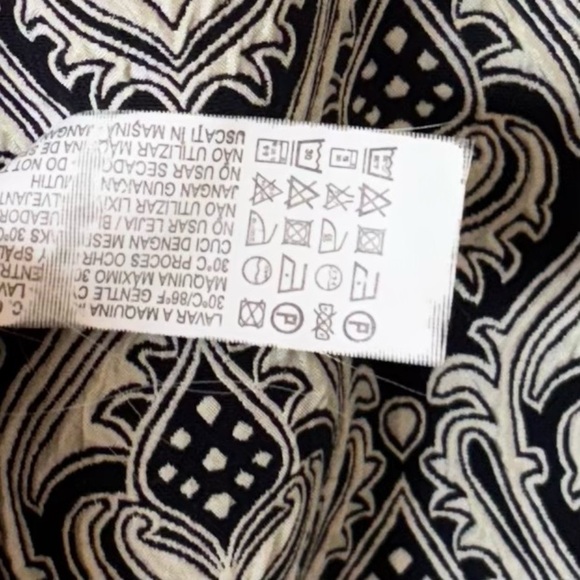 Zara| Chic Brocade Navy/White Jacquard Above-Knee Sheath Mini-Dress Sz XS - Picture 8 of 9